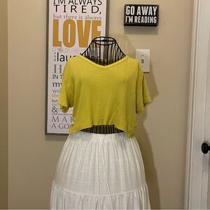 GAP Yellow Crop Top